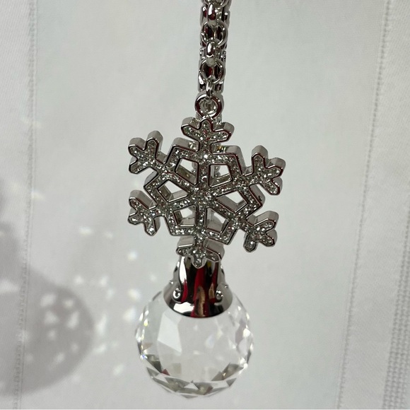 Bowring Make a Wish Snowflake Ornament Christmas Holiday Collectible Crystal - Picture 11 of 14